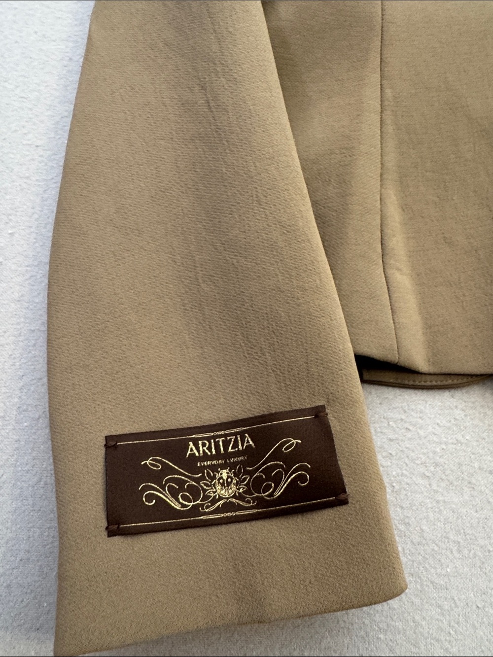 Aritzia "Etiquette" Single-Button Blazer in Folio Brown - Picture 9 of 10